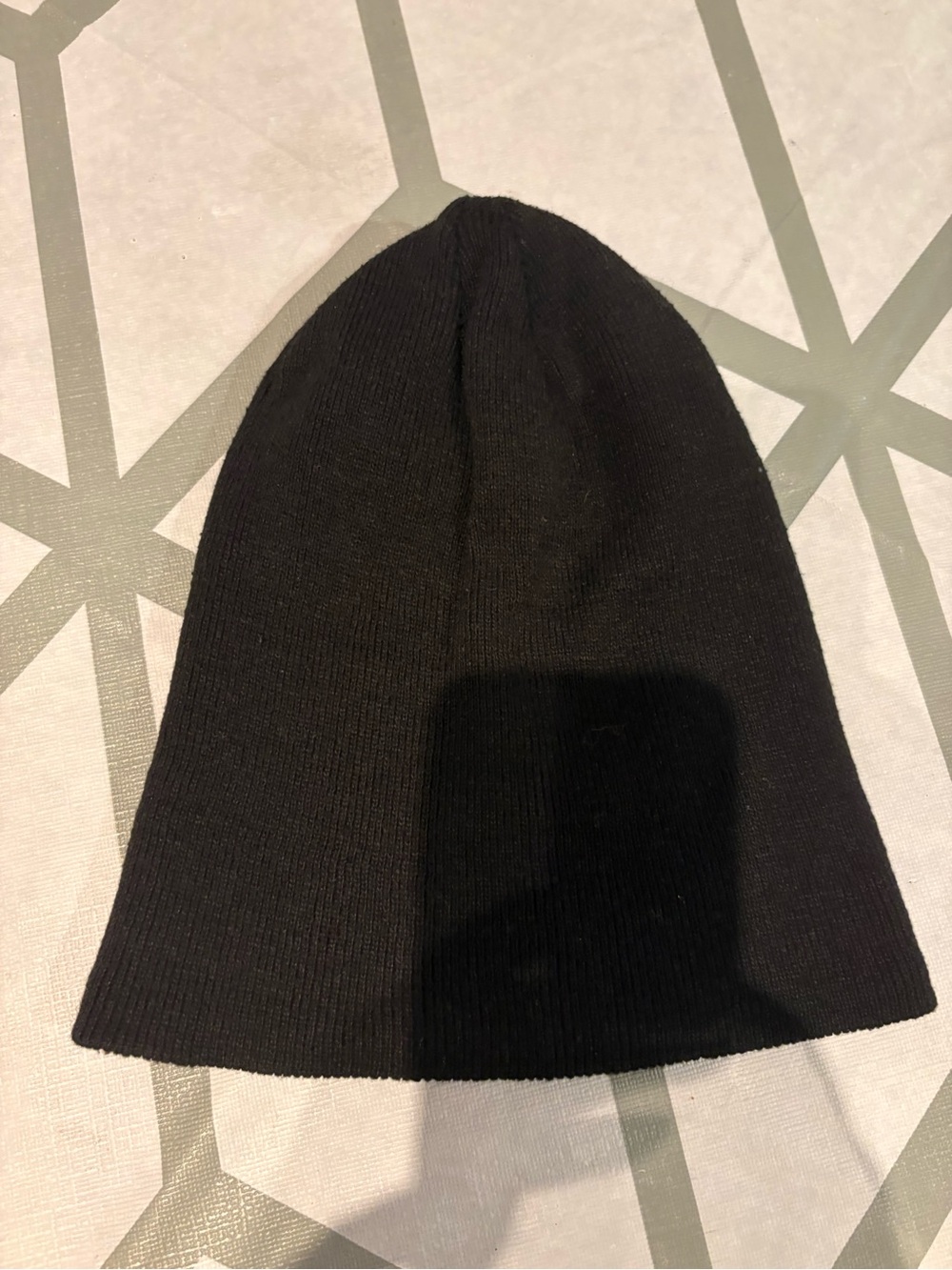 Classic Black Men's Knit Beanie